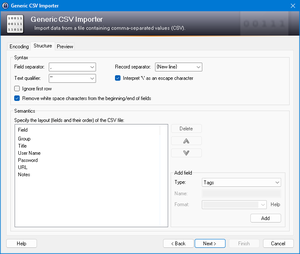 importing pwsafe from keepass